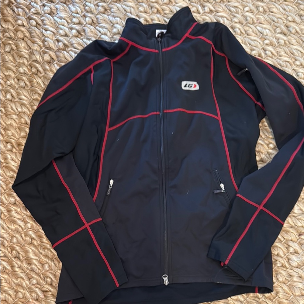LG Black and Red cycling jacket